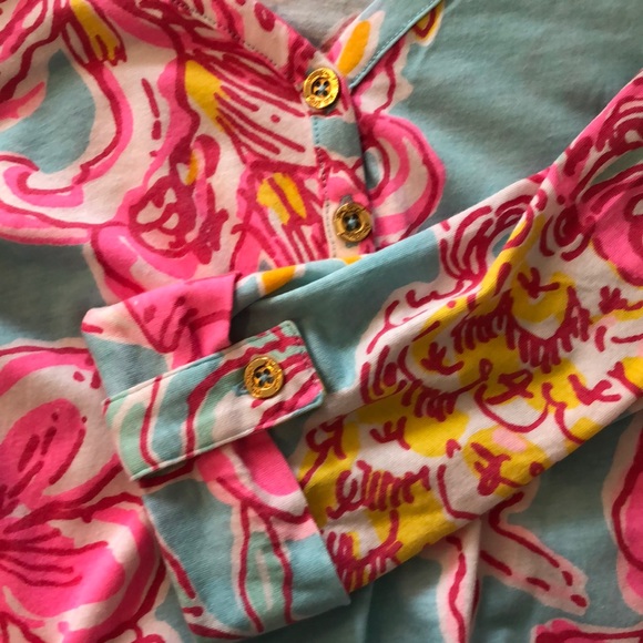 Lilly Pulitzer Palmetto Dress Breakwater Blue XS - Picture 6 of 6